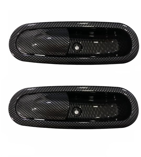 KIT 2 PEZZI MANIGLIE PORTIERA INTERNA CARBON LOOK LIGIER MICROCAR DUÉ Universali