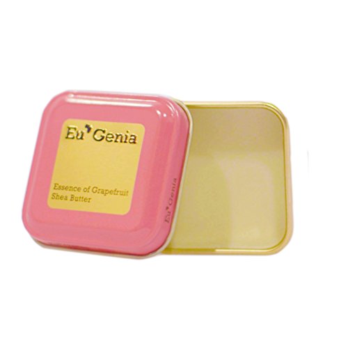 Eu'Genia Grapefruit Everyday Raw Unrefined Ghanaian Shea Butter, Premium Face and Body Moisturizer for All Skin and Hair Types, 1.6 oz