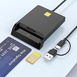 Rocketek – Kartenlesegerät für Belgische Personalausweise, USB-A+C Smar