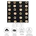 ducanll Black Fashion Silk-Like Bandanas Cartoon Cat Paw Prints Unisex Head Wrap Square Scarf Wristband for Bachelorette Party Dresses Wedding Party - 25