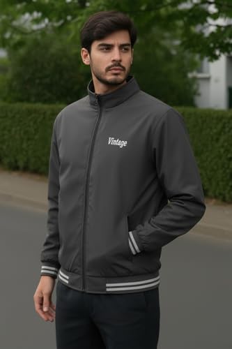 Image of FTX Men Solid Full Sleeve Multicolor Color Regular Fit Windcheater Casual Jacket