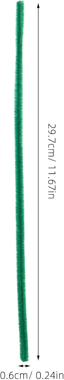 800pcs Pipe Cleaners Chenille Stems for Craft, Twisting Fuzzy Sticks