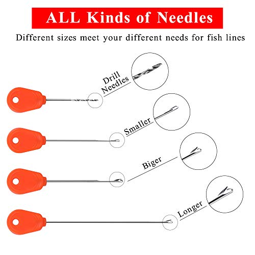 Luroad Carp Fishing Baiting Rigs Tool Kit Set, 6 In 1 Carp Fishing Tackle Kit, Including Hook Needle, Driller, Knot Puller, And Fishing Braid Line Scissors For Fishing Bait Driller #TOP3