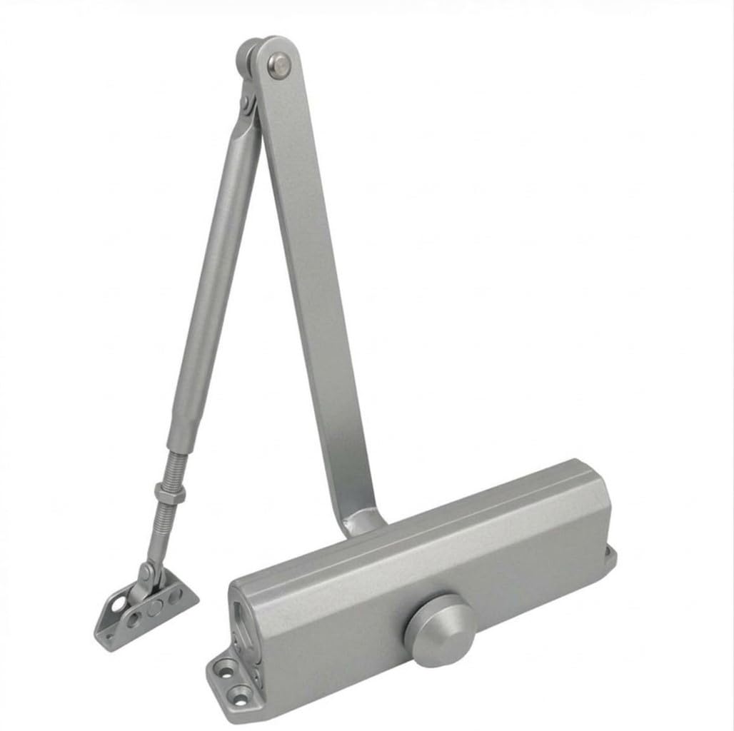 Cierrapuertas comercial INOX de potencia ajustable 2-6 en aluminio