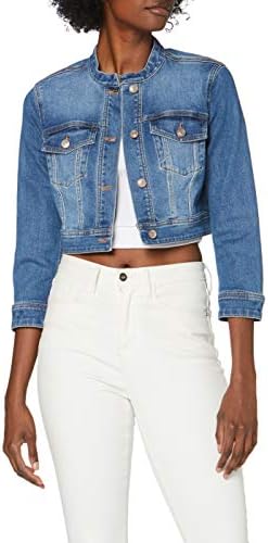 United Colors of Benetton 2DHH53613 Giacca in Jeans, Blu (Blu Denim 902), S  Donna : Amazon.it: Abbigliamento