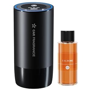 Smart Car Diffuser: Experience Luxury with 50ml Cologne Scent – Perfume Your Journey with Ultrasonic Aroma Tech Smart Car Air Freshener