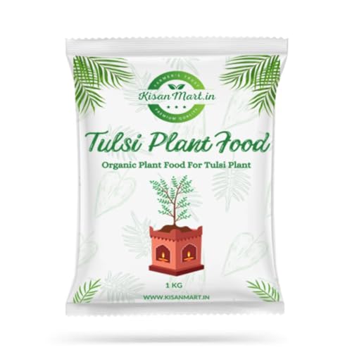 Kisanmart Tulsi Plant Food 500 Grams - Ultimate Tulsi Food Fertilizer to Boost Blooms, Enhance Color & Strengthen Roots