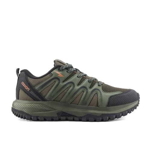 Image of ASIAN Men's Everest-02 Sports Trekking & Hiking,Walking Shoes with Rubber Outsole & Memory Foam Insole Lace-Up Shoes for Men's & Boy's