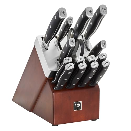 HENCKELS-Forged-Accent-Knife-Block-Set-16-Walnut HENCKELS Forged Accent Knife Block Set 16 Walnut