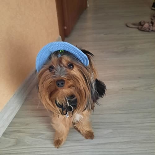Hunde-Sonnenhut, verstellbar, Baseballkappe mit Ohrlöchern, Sommer-Haustier-Visier, Hüte, Outdoor-Sport, Sonnenschutz, Sonnenhaube für kleine Hunde, Welpen, Katzen