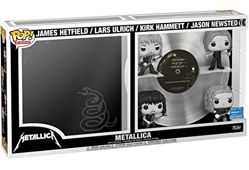 Funko Pop! Albums Deluxe: Album 2- Blanco y Negro - Lars Ulrich - Metallica - Figura de Vinilo Coleccionable - Idea de Regalo- Mercancia Oficial - Juguetes para Niños y Adultos - Music Fans