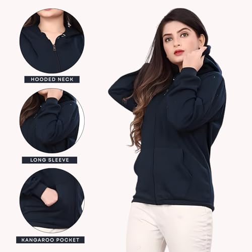 Image of Amazon Brand - INKAST Women's Hoodie||Sweatshirt for Women||Warm Cloth||Girls Hoodie||Girls Sweatshirt