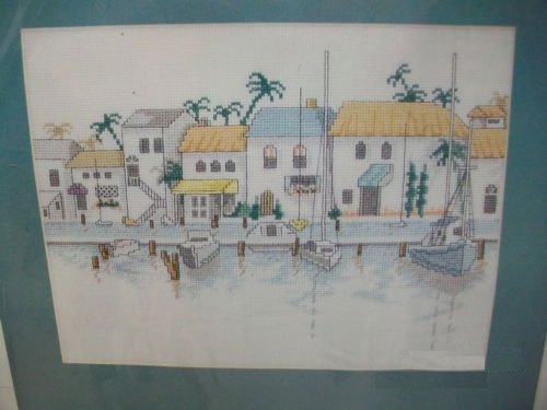 Kit de broderie au point de croix compté The Marina 05557 pour tableau marin