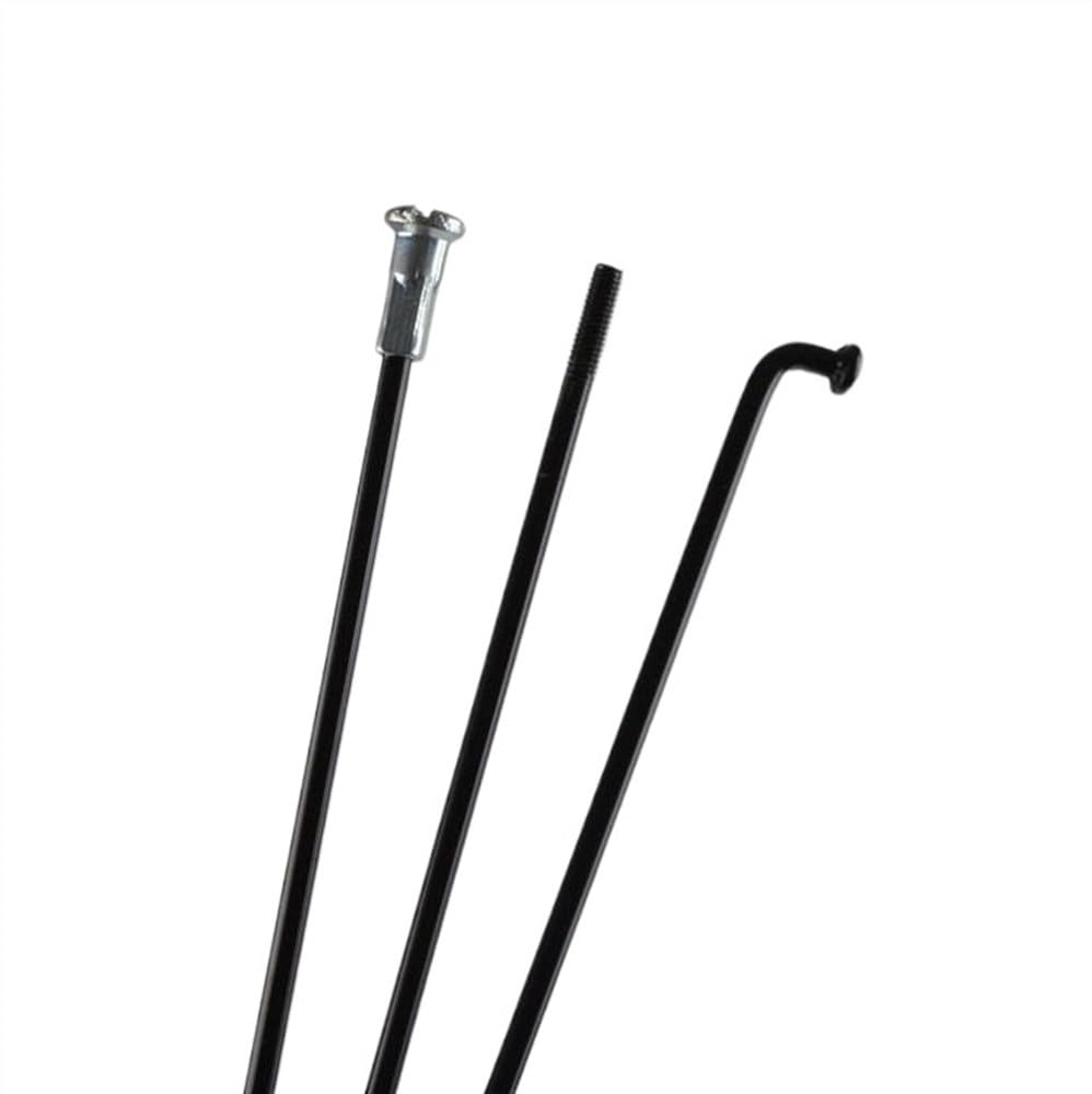 Elettrico Per Bicicletta 12G 45#Steel Raggi Calibro 2.5mm Lunghezza 117-256mm Raggi Acciaio con Dadi Corrispondenti Nipples