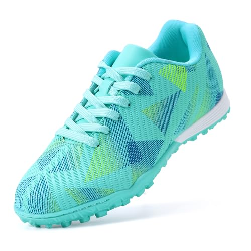 TUYSKE Youth Soccer Cleats for Boys and Girls Indoor Turf...