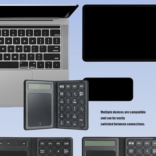 Teclado numérico transportable para portátil con panel táctil flexible 2