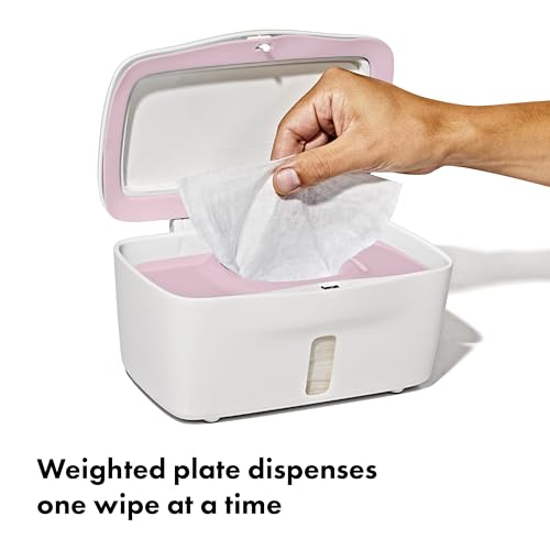 Image of OXO Tot Perfect Pull Wipes Dispenser, Baby Wipe Holder - Blossom