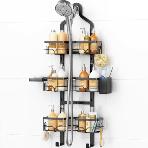 Shower Caddy Hanging Adjustable Bathroom Organizer 3 Tier Shelf Rustproof