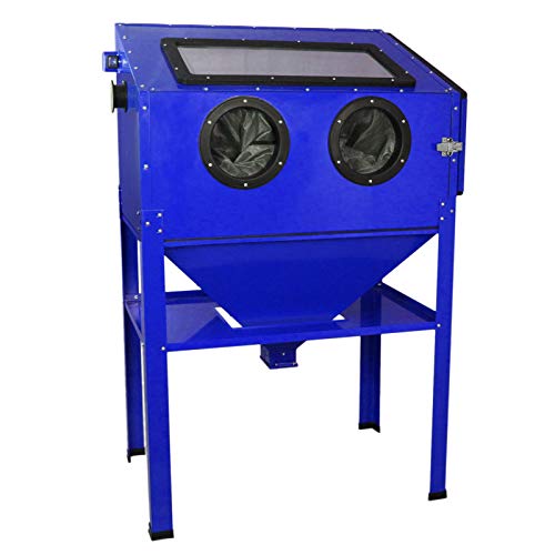 Foto von Sandstrahler Sandstrahlgerät Sandstrahler Profi Sandstrahlkabine 220 Liter