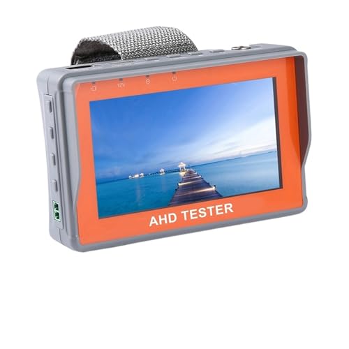 Probador CCTV de 8MP, Monitor de cámara de 5 pulgadas, 4K AHD/CVI/TVI CVBS, probador de cámaras analógicas con entrada VGA, Mini Monitor CFTV CCTV(TI-7A-EU)