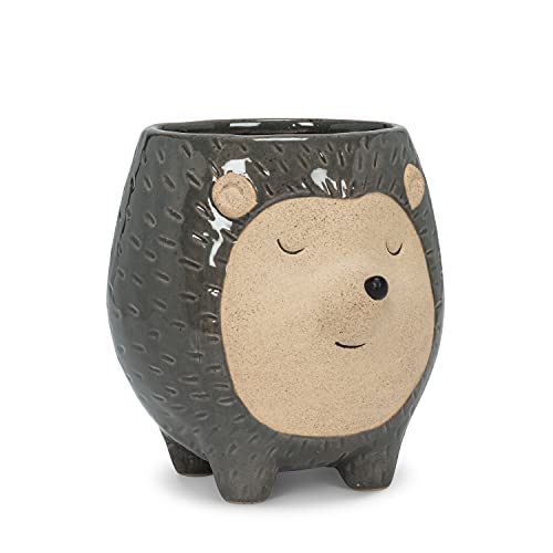 Abbott Collection Stoneware Hedgehog Planter - Tall (5" H)