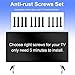 Screw Kit for LG TV Stand Screws, for 49 50 55 in LG TV Legs Screws, 55UK6500 55UJ6540 55UM7300 55UN6900 55LJ5500UA 50UK6500 50UM7300 50UN6900 49UJ6300 49UK6300 Screw