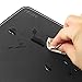 Insten Premium Leather Mouse Pad with Waterproof Coating, Non Slip & Elegant Stitched Edges, Black