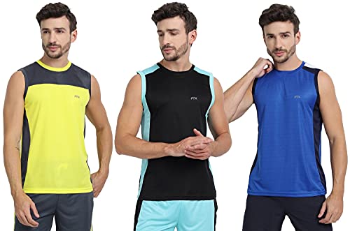 Image of FTX Men's Solid Regular Fit T-Shirt
