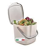 Snips Pattumiera Umido Cucina 3L – Pattumiera Sottolavello da Appendere con Coperchio Rimo...