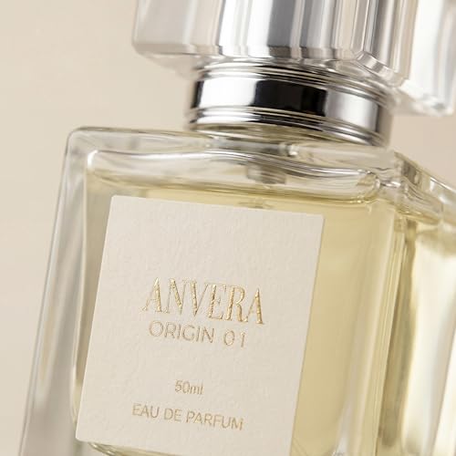 Image of ANVERA Origin 0.1 | Eau De Parfum 50ml | Long Lasting Unisex Perfume | Perfume for Man and Woman | Rain Accord, Soft Spice, Skin Musk | Floral Woody Musk