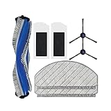 Reverbo Replenishment Kit, Compatible with Ecovacs Deebot N20 Pro Robotic Vacuum Cleaner, Includes One Main Roller Brush, Two Spinning Side Brushes, Two Filters, Two Mops