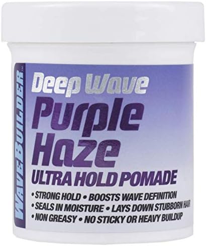 Wavebuilder Deep Wave Purple Haze Ultra Hold Pomade, 3.0 Ounce