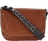 Tignanello Item Saddle Cross Body W/RFID Protection, Rust/Brown