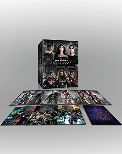 Image of DC Zack Snyder's Justice League Trilogy - Man of Steel + Batman v Superman: Dawn of Justice - Ultimate Edition + Zack Snyder's Justice League (4K UHD + Blu-ray) (8-Disc Box Set)