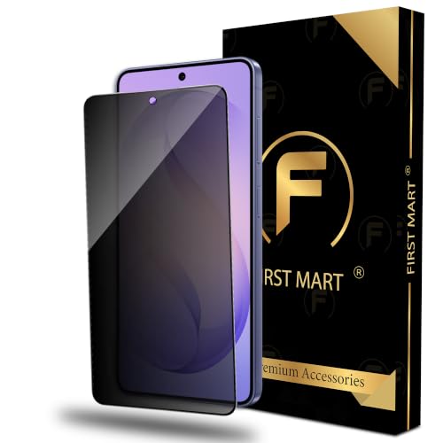 Image of FIRST MART Privacy Tempered Glass for Samsung Galaxy S26 | Anti-Spy Screen Protector, Edge-to-Edge 9H Scratch Protection, Case-Friendly, Bubble-Free | Pack of 1