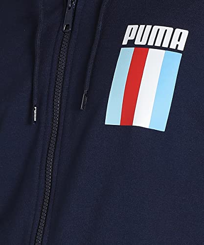 Image of Puma Men Cotton Blend Standard Length Jacket