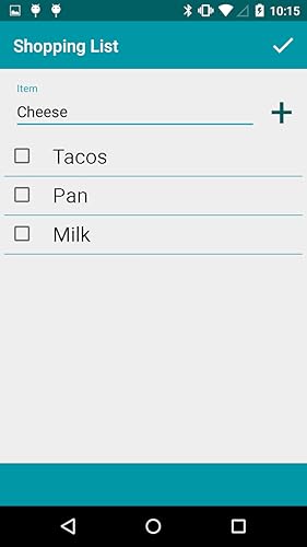Shopping List