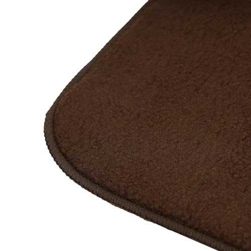 Image of Kuber Industries Dish Dry Mat | Microfiber Drying Mat | Kitchen Drying Mat | Reversible Mat | Kitchen Absorbent Mat | Dish Dry Mat for Kitchen | 38x50 | Pack of 2 | Brown