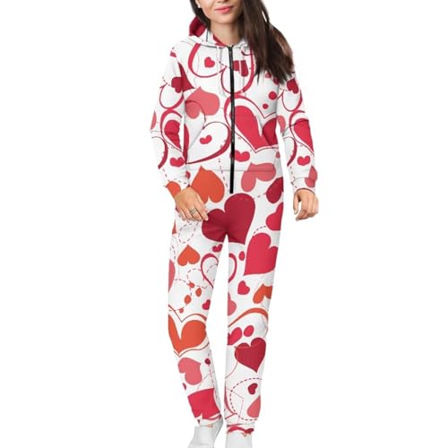 Xhuibop Adult Onesie Jumpsuit One Piece Plus Size Pajamas Long Sleeve3
