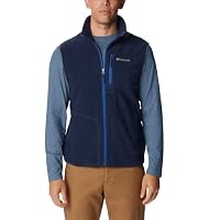 Columbia Men's Fast Trek Fleece Vest, Collegiate Navy, L