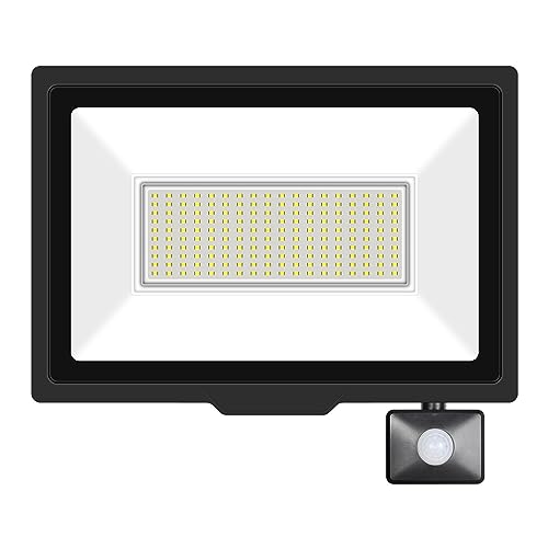 Projecteur LED à induction extérieur 150W DELURA capteur de mouvement PIR chaud