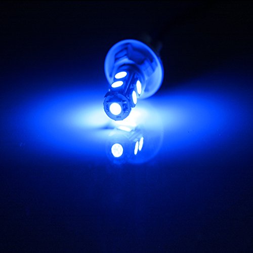 Tgp T15 Blue Led Smd Wedge Reverse/Backup Light Bulbs And License Plate Led Pair 2004-2013 Compatible With Nissan Titan #TOP3