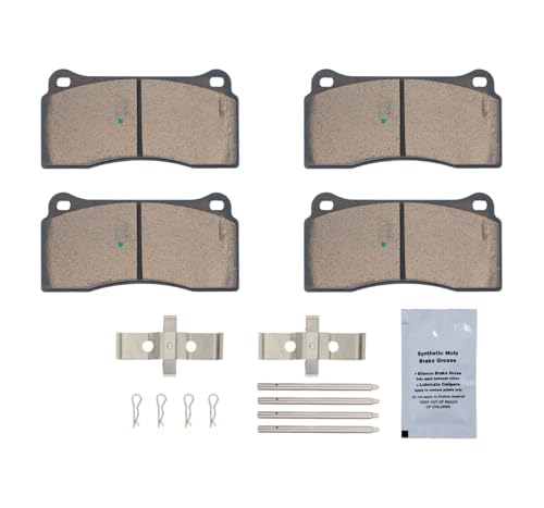 Image of HUSCH D810 Front Ceramic Brake Pads Kit Fit For Aston Martin Vanquish 2001-2005, For Ferrari F40 1990-1992, For F50 1995-1997, For Jaguar Vanden Plas 2002-2003, For XJR 2002-2003
