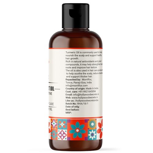 Image of Organic Pure Turmeric Curcumin Oil Face Skin Hair 100 ml