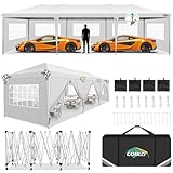 COBIZI 10x30 Pop up Canopy Tent for Parties with 8...
