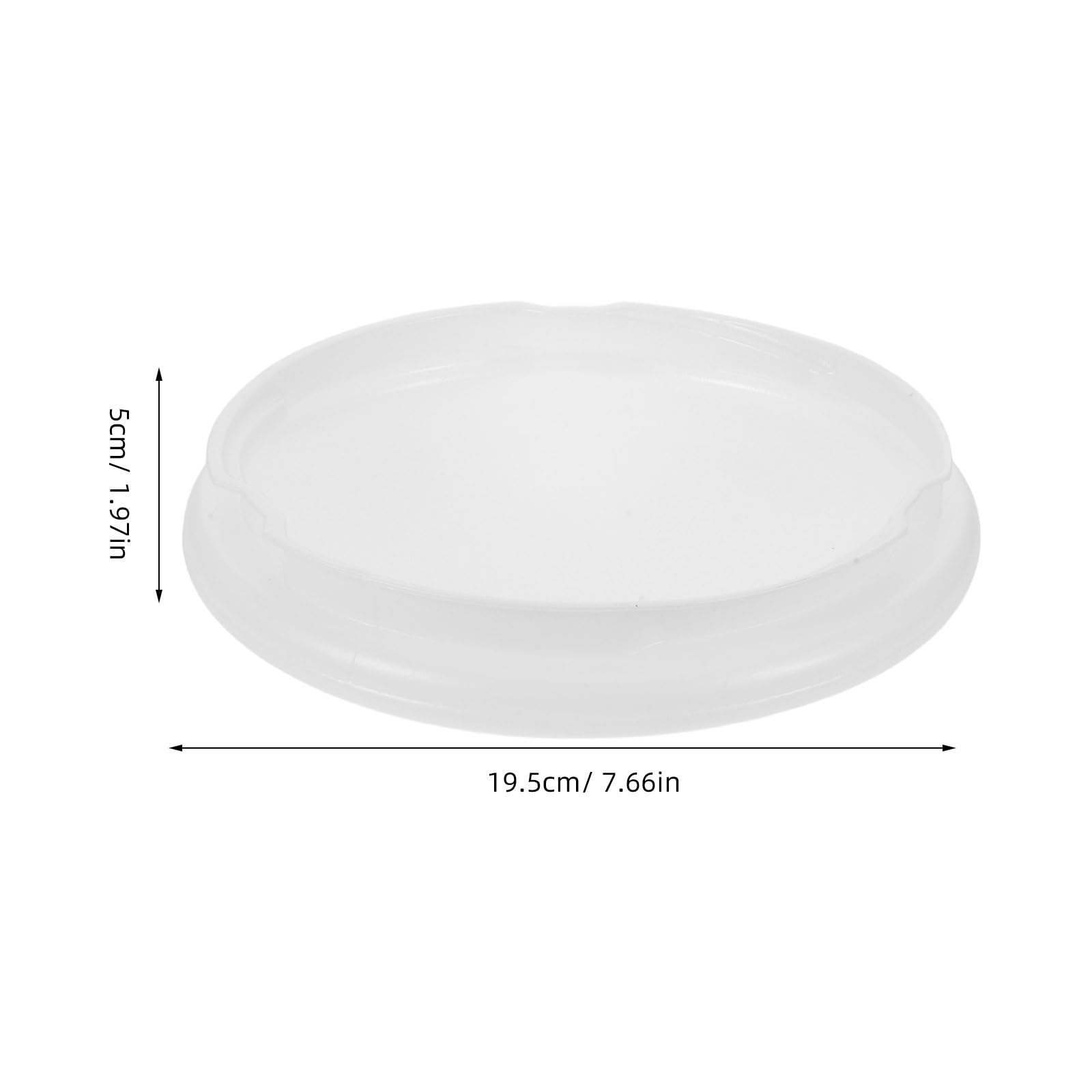 Pantalla Acrílica para Ventilador de Techo 18 CM Diámetro X 2 CM Altura Globo Reemplazo Lámpara Colgante Dormitorio Pantalla Lámpara Hongo para Iluminación Interior