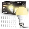 dalattin 24 Pack LED Light Bulbs Soft White 2700K, 60 Watt Equivalent A19 Standard Bulbs, E26 Base, 800 LM, Efficient 9W Energy Saving, Non-Dimmable, 80+ CRI,120V, UL Listed, for Living Room, Office