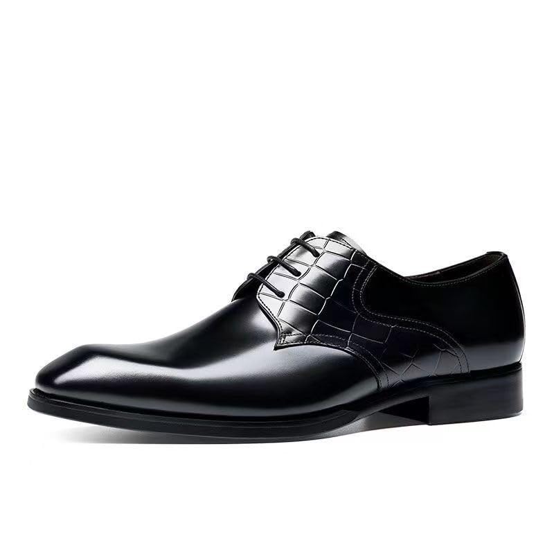 Handcrafted Leather Wingtip Oxford Shoes Mens Brogue Dress Shoes Classic Business Formal Footwear