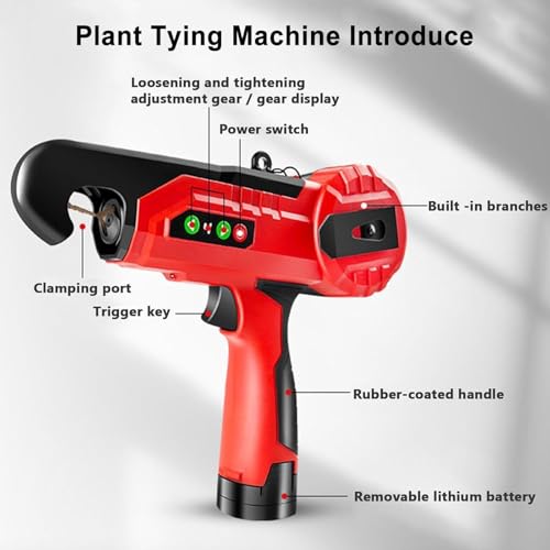Machine à attacher électrique pour concombres et tuteurage du potager