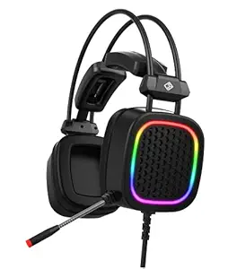 Cosmic Byte Equinox Polaris 7.1 Surround RGB USB Gaming Headset for PC, PS4, PS5 (Black)